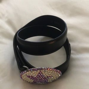 Tony Lama leather belt. Very sexy and feminine.